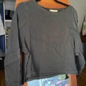 Grade & Gather Gauzy Long Sleeve Top
